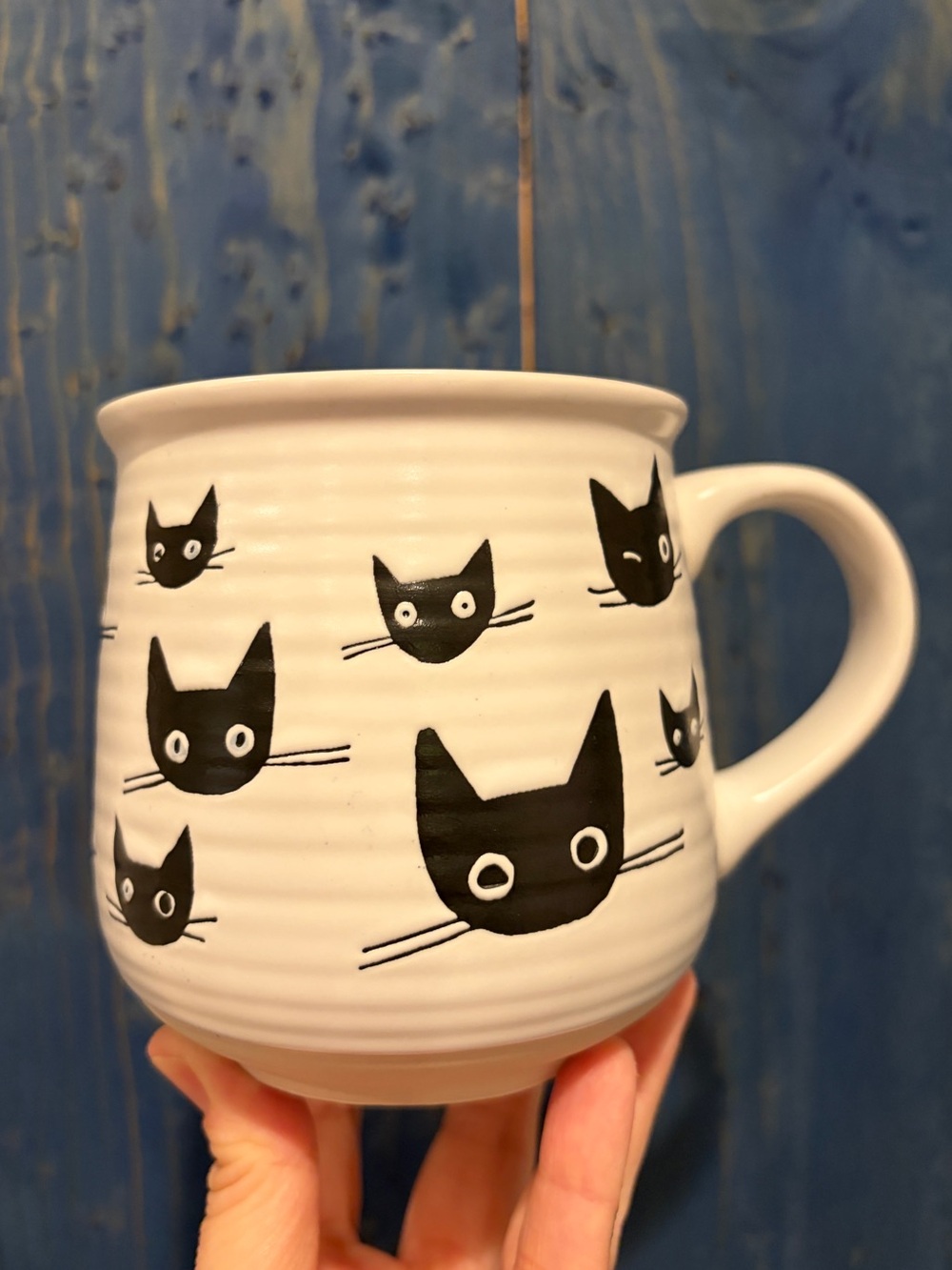 Black Cat Halloween Quirky Ceramic Mug